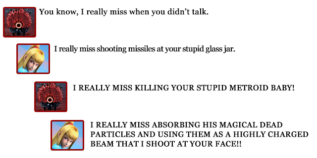 Samus comments: Mother Brain