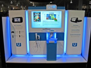 Wii U demo kiosk