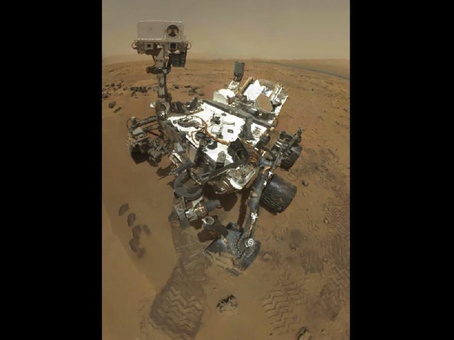 Mars curiosity selfie