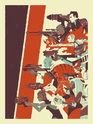 EA Store Mass Effect 3 "No One Left Behind" screenprint poster