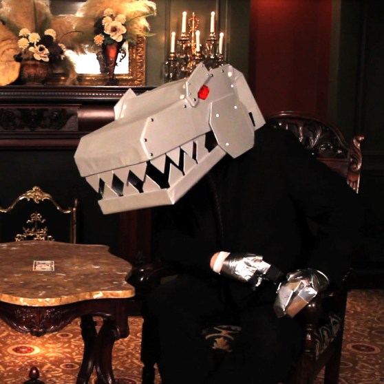 The giant robot dinosaur will answer your startup questions now.