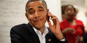 Obama can't have an iPhone for 'security reasons'? Shenanigans declared.