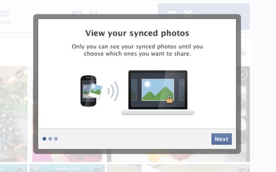 synced photos