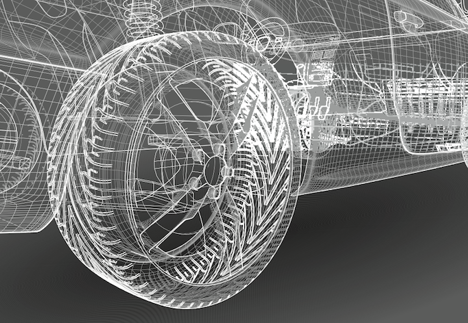 Car wireframe