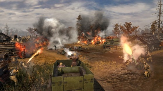 Tank battle in Company of Heroes 2
