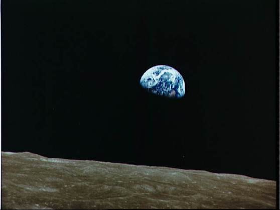 The "earthrise" photo inspired a generation of green activists