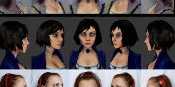 Here’s the cosplayer face of Elizabeth from BioShock Infinite