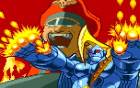 Charlie becomes an android (Marvel Super Heroes vs. Street Fighter)