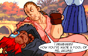 Dan's sisters' horrible revelation (Marvel Super Heroes vs. Street Fighter)