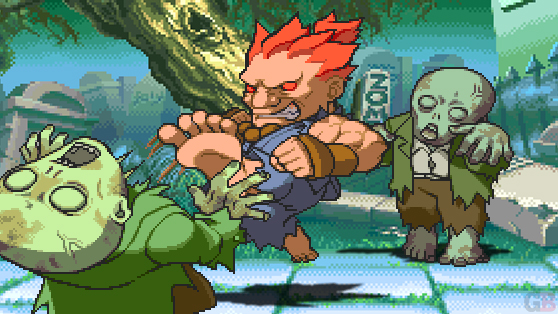 Akuma vs. zombies