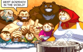 Zangief's peculiar family (Marvel Super Heroes vs. Street Fighter)
