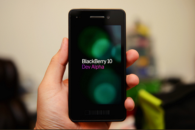 blackberry 10 dev alpha