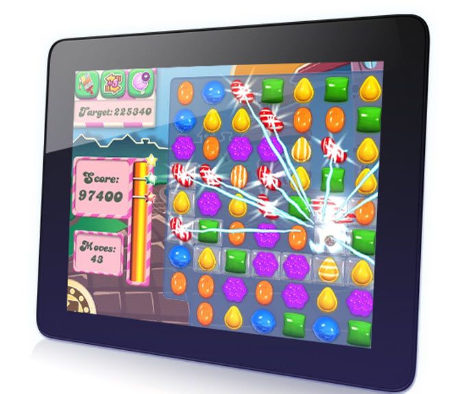 King's Candy Crush Saga for mobile devices.