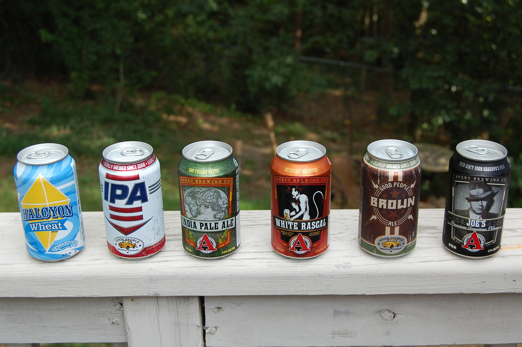 canned beer