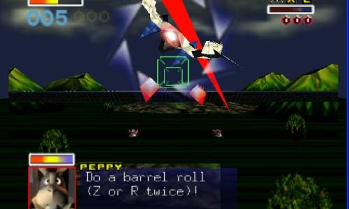 Peppy: "Do a barrel roll!"