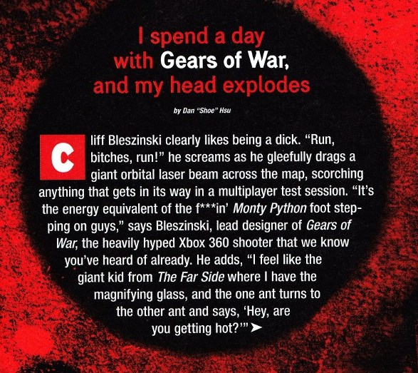 EGM intro (Gears of War)