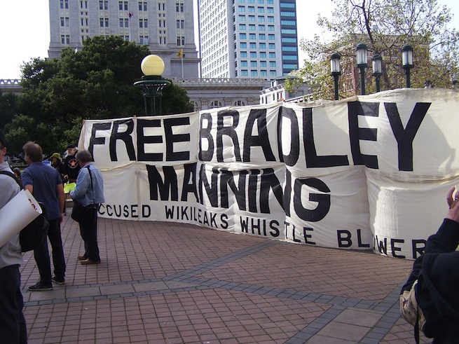 free Bradley Manning poster