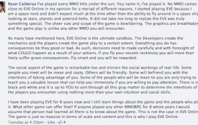 GamesBeat Eve Online response 1
