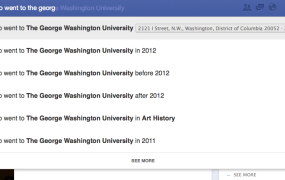 Facebook Graph Search