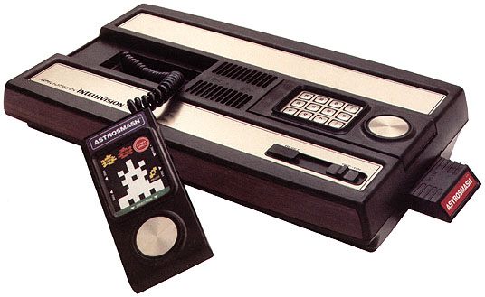 Intellivision console white background