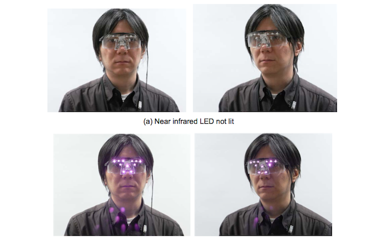 LED privacy glasses