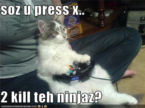 Press X to kill ninjaz