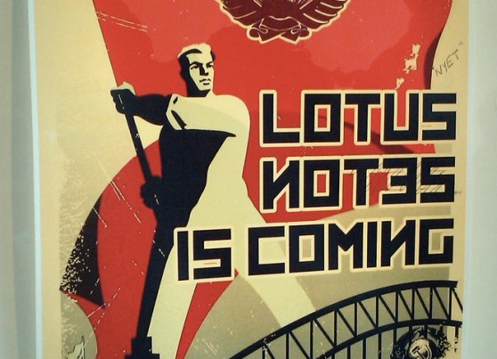 Lotus Notes is coming! Or, perhaps it's declining