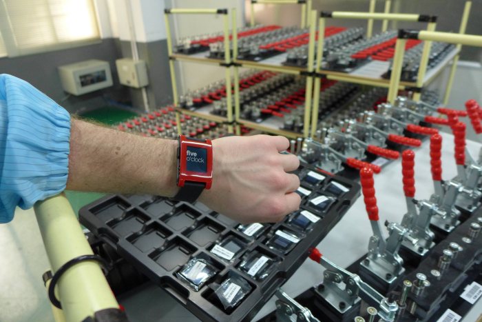 pebble smartwatch factory