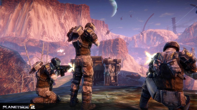 PlanetSide 2 soldiers