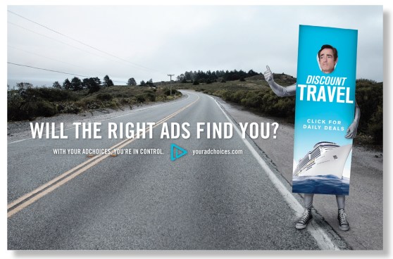 The ad industry's AdChoice advertisement