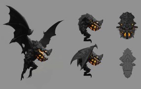 Castlevania: LoS - Mirror of Fate Gargoyle blueprints