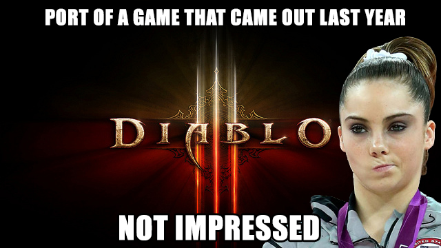 Diablo 3 not impressed