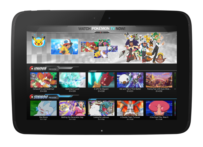 Pokémon TV app