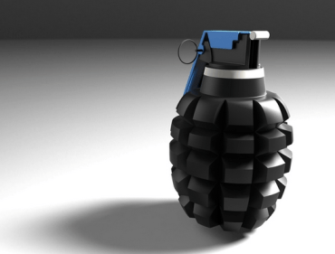 One of the two grenade models hosted by DEFCAD.