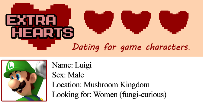 Extra Hearts: Luigi profile