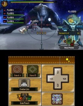 Monster Hunter 3 Ultimate: Night fight (3DS)