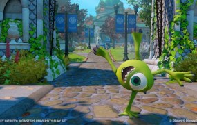 Disney Infinity: The entrance to Monsters University