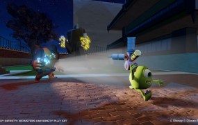 Disney Infinity: running away from campus police