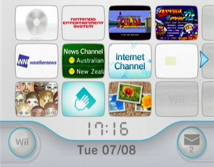 The Wii Firmware Menu