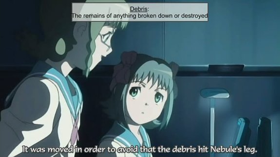 Example of a ridiculous anime fansub.