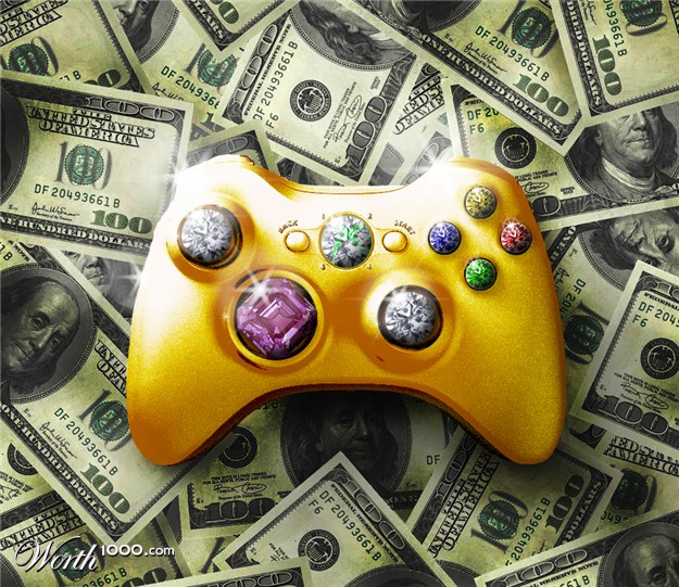 Golden Xbox controller