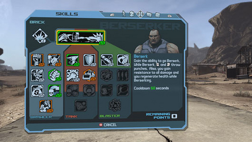 Brick Skill Tree
