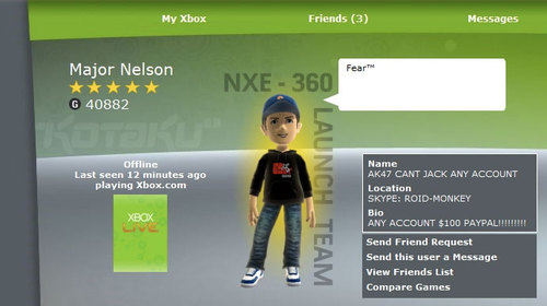 Major Nelson Account Hacked