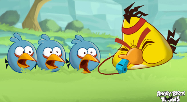 angry birds toons