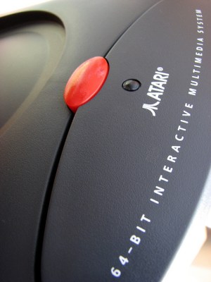 Atari Jaguar console close up