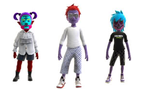 Xbox Live Avatars: The Purple People