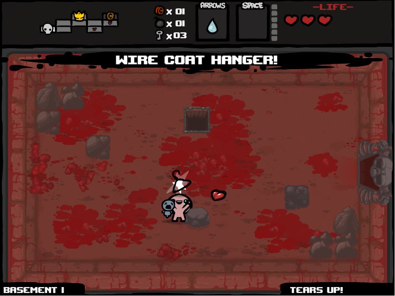 The Binding of Isaac Coat Hanger Get