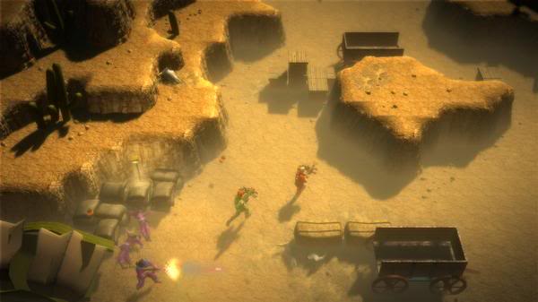 Nathan Spencer fights on the battlefield in Bionic Commando: Rearmed.