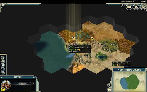 Civilization 5 screenshot - walled-in