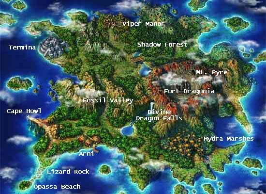 The main continent